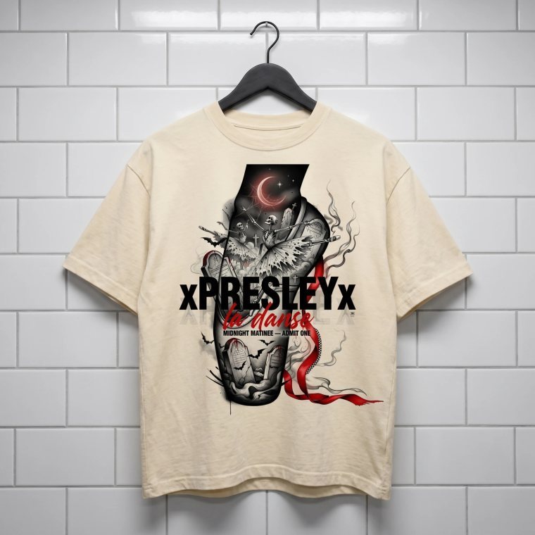 Ivory boxy tee by xPRESLEYx