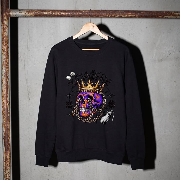 Black crewneck by xCA$Hx