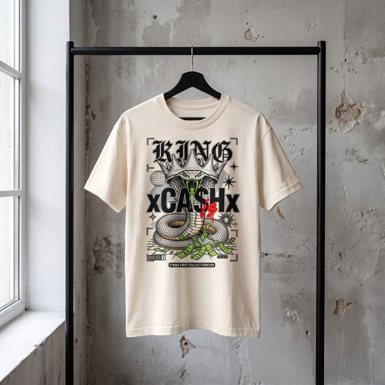 Ivory tee by xCA$Hx